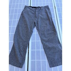 Banana Republic Men's Linen-Cotton Lightweight Pants Trousers 36x30 Button Fly